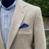 Zomer Jasje Wellington Beige Check Zijde - Afbeelding 2