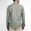 Eterna Lange Mouw Overhemd Modern Fit Soft Tailoring Twill Limoen Groen Uni - Afbeelding 3