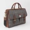 Brown Harris Tweed Briefcase - Afbeelding 2