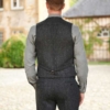 Harris Tweed Vestje met revers 600 - Afbeelding 2