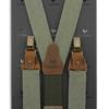 Luxe Work Bretels Groen Denim - Afbeelding 2