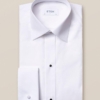 Smokingshirt Eton pique Liggende Boord Contemporary Fit