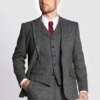 Harris Tweed Colbert, Patrick Jacket - Charcoal - Afbeelding 2