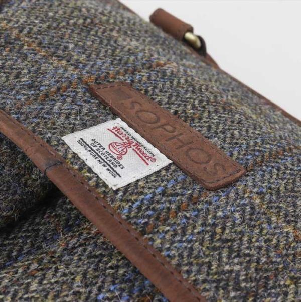 Brown Harris Tweed Briefcase - Afbeelding 4