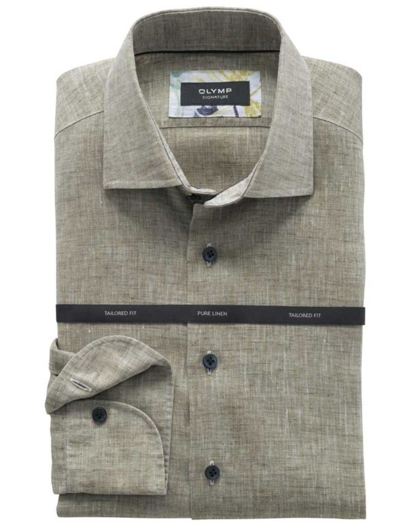 OLYMP SIGNATURE  Tailored Fit,  SIGNATURE Kent, Kaki