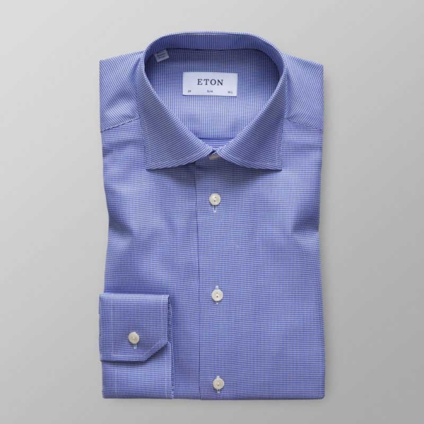 Blue twill shirt