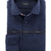 Olymp Signature Overhemd Linnen Donker Blauw