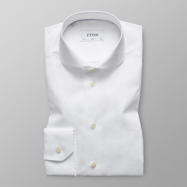 White plain poplin shirt