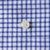 Blue & white check stretch shirt - Afbeelding 3