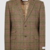 Tweed kostuum Groen Met Roze Overruit - Afbeelding 2