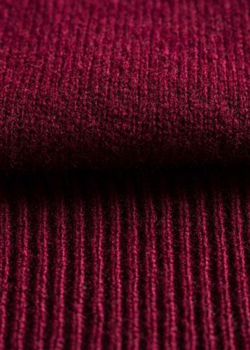 Alan Paine Lamswol Pullover V-hals, Updated Fit - Bordeaux - Afbeelding 3