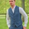 Harris Tweed Vestje met revers 691