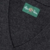 Alan Paine Lamswol Pullover V-hals, Updated Fit - Charcoal