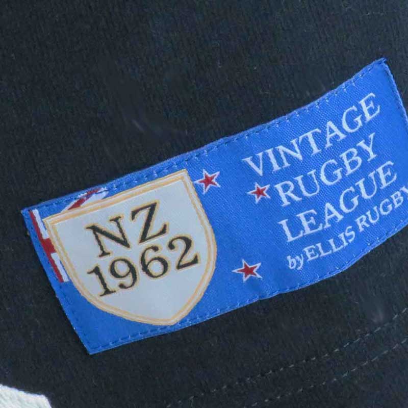New Zealand Rugby League Shirt Vintage Style Black Tie