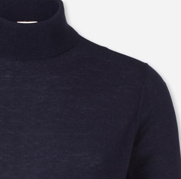 OLYMP Level Five Knitwear, body fit, Pullover Coll Marineblauw - Afbeelding 2