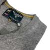 Pullover lambswool Cloud Grey met Harris Tweed details Grijs - Afbeelding 4