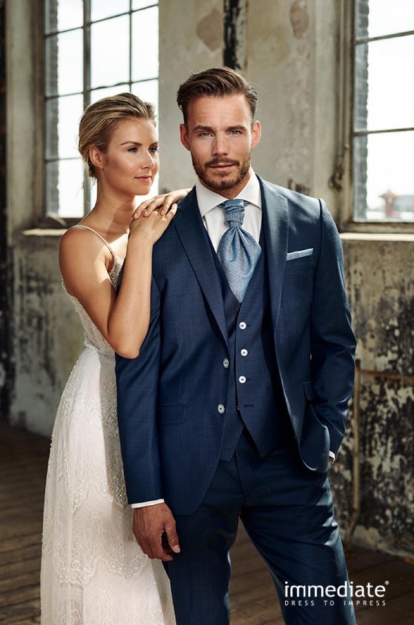 Trouwpak Immediate, donker blauw