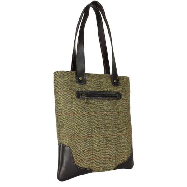 Otley Tote Harris Tweed Handbag mustard - Afbeelding 2