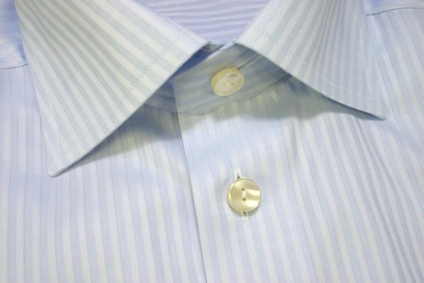 Shirt Blauw dubb.manchet - Afbeelding 2