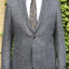 Eduard Dressler Colbert, Donnegal Tweed Blauw visgraat - Afbeelding 2