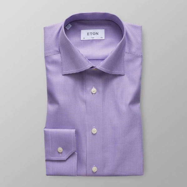Purple twill shirt - Afbeelding 2
