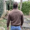 Pullover, zip neck Brown - Afbeelding 4