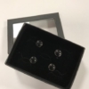set van 4 frontknoopjes, studs