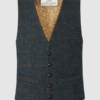 Harris Tweed Vestje, Iain Waistcoat - Blue Multi