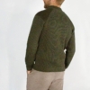 Pullover,Foxton Zip Neck, Olive - Afbeelding 3