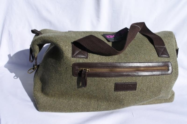 Weekend tas, Tweed stof - Afbeelding 2