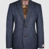 Harris Tweed Colbert, Patrick Jacket - Navy Herringbone