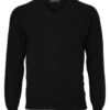 Alan Paine Lamswol Pullover V-hals, Updated Fit - Black - Afbeelding 4