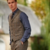 Harris Tweed Vestje met revers 631 - Afbeelding 2