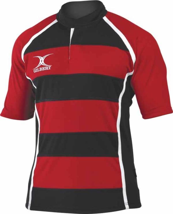 Gilbert, Shirt XACT Hoops, Zwart/Rood