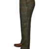 Yorkshire Tweed Pantalon, Mens Tweed Trousers - Green - Afbeelding 2