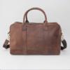 Brown Harris Tweed Holdall - Afbeelding 3