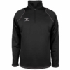 Gilbert, Quest 2 1/4 Zip Flc Zwart Jeugd
