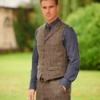Harris Tweed Vestje met revers 631