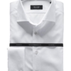 OLYMP SIGNATURE, tailored fit, Kent, Wit, dubbele manchet