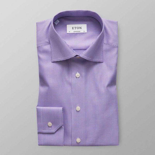 Purple twill shirt
