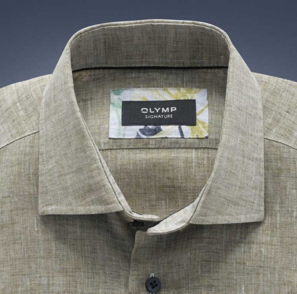 OLYMP SIGNATURE  Tailored Fit,  SIGNATURE Kent, Kaki - Afbeelding 2