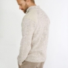 Pullover,Foxton Zip Neck, Oatmeal - Afbeelding 3