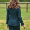 Harris tweed Dames Jasje Black Watck 816 - Afbeelding 2