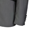 Smoking, Grijs opgesneden revers in wol mohair - Afbeelding 4