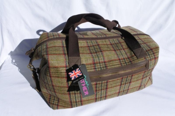 Weekend tas, Tweed stof - Afbeelding 2