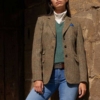 Harris tweed Dames Jasje Light Green 630