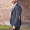 Harris Tweed Jasje Antraciet visgraat 600