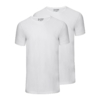 T-shirt Basic Fit ronde hals, 2 pack