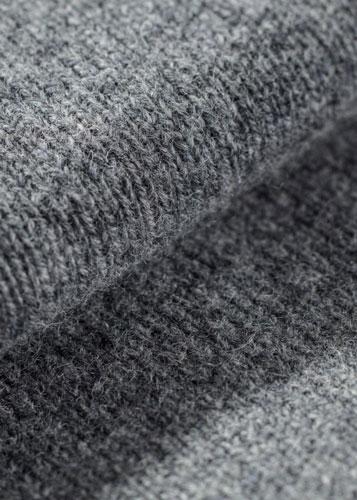 Alan Paine Lamswol Pullover Ronde-hals, Updated Fit - Grey Mix - Afbeelding 3