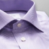 Purple twill shirt